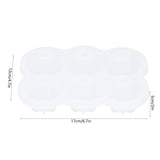 6‑Grid Silicone Ice Ball Mold with Leaking Hole Round Ice Tray for Kitchen Home Bar