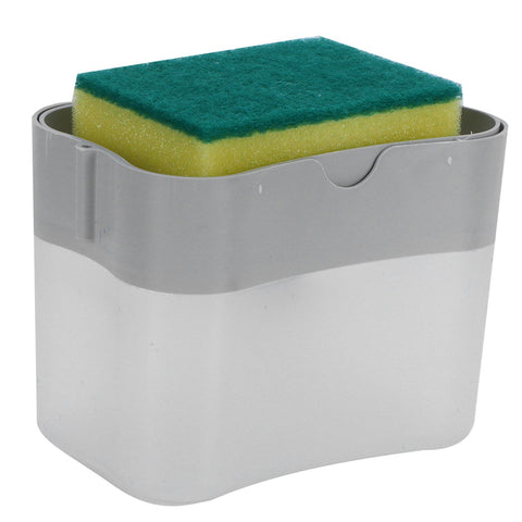 Press Type Soap Box Kitchen Household Detergent Press Dispenser for Home Kitchen HotelGrey In Australia - Darrahopens