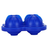 4 Hole Ice Cubes Mold Silicone Ice Ball Maker Mould Tray for Home Kitchen SuppliesDark Blue In Australia - Darrahopens