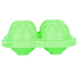 4 Hole Ice Cubes Mold Silicone Ice Ball Maker Mould Tray for Home Kitchen SuppliesGreen