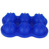 6-Grid Ice Ball Maker Reusable Silicone Ice Ball Mold Tray for Home Kitchen Bar UseDark Blue In Australia - Darrahopens