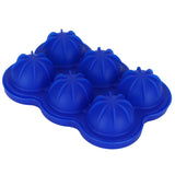 6-Grid Ice Ball Maker Reusable Silicone Ice Ball Mold Tray for Home Kitchen Bar UseDark Blue In Australia - Darrahopens