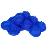 6-Grid Ice Ball Maker Reusable Silicone Ice Ball Mold Tray for Home Kitchen Bar UseDark Blue In Australia - Darrahopens