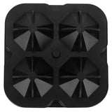 4Grid Ice Mold Reusable DiamondShape Ice Cubes Maker Tray Home Kitchen Supplies(Black )