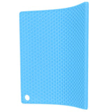 Insulation Pad Food Grade Silicone Pad AntiScalding Thickened Microwave Oven Mat for Kitchen Use(Blue ) In Australia - Darrahopens
