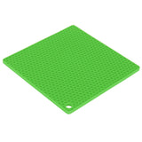 Insulation Pad Food Grade Silicone Pad AntiScalding Thickened Microwave Oven Mat for Kitchen Use(Green ) In Australia - Darrahopens