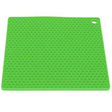 Insulation Pad Food Grade Silicone Pad AntiScalding Thickened Microwave Oven Mat for Kitchen Use(Green ) In Australia - Darrahopens