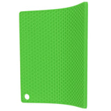 Insulation Pad Food Grade Silicone Pad AntiScalding Thickened Microwave Oven Mat for Kitchen Use(Green ) In Australia - Darrahopens