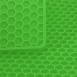 Insulation Pad Food Grade Silicone Pad AntiScalding Thickened Microwave Oven Mat for Kitchen Use(Green )