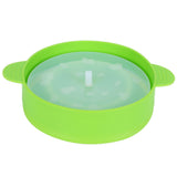 Popcorn Bucket Folding Silicone DIY Popcorn Maker Bowl with Lid Kitchen Accessory(With HandleGreen ) In Australia - Darrahopens