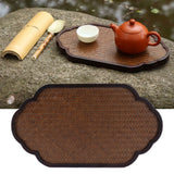 Mat Surface Bamboo Small Tea Tray Tea Plate for Teawares Teaset Saucers Tea CeremonyClouds In Australia - Darrahopens