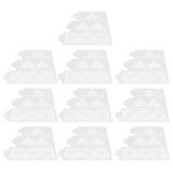 10 Set Cake Spray Mold Cake Border Embossing Mold Fondant Dessert Baking Stencils