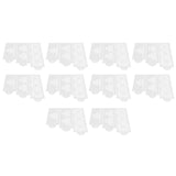 10 Set Cake Spray Mold Cake Border Embossing Mold Fondant Dessert Baking Stencils