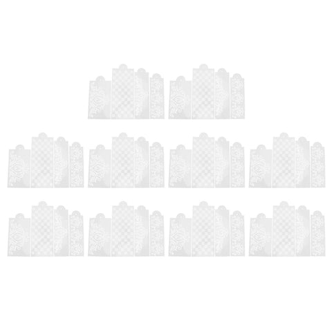 10 Set Cake Spray Mold Cake Embossing Mold Baking Stencils for Home Kitchen Tool In Australia - Darrahopens