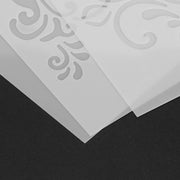 10 Set Cake Spray Mold Cake Embossing Mold Baking Stencils for Home Kitchen Tool