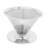 Stainless Steel Brew Drip Coffee Filter Funnel Cup Dripper Coffee Machine Accessories In Australia - Darrahopens