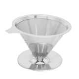Stainless Steel Brew Drip Coffee Filter Funnel Cup Dripper Coffee Machine Accessories In Australia - Darrahopens