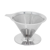 Stainless Steel Brew Drip Coffee Filter Funnel Cup Dripper Coffee Machine Accessories In Australia - Darrahopens