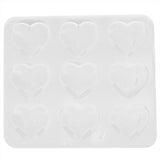 3Pcs Heart-Shaped Mold DIY Baking Mold 9-Hole Cake Making Mold Tool for Home Use