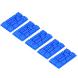 5Pcs Blue Silicone Ice Tray Mold Block Shape Chocolate Cake DIY Baking Mold for Bakery Home In Australia - Darrahopens