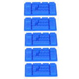 5Pcs Blue Silicone Ice Tray Mold Block Shape Chocolate Cake DIY Baking Mold for Bakery Home In Australia - Darrahopens