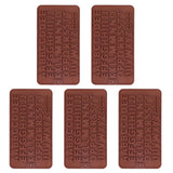 5Pcs Cute Shape Baking Mold Silicone Chocolate Pudding Cake Mold for Kitchen HomeLetter In Australia - Darrahopens
