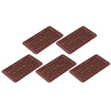 5Pcs Cute Shape Baking Mold Silicone Chocolate Pudding Cake Mold for Kitchen HomeLetter In Australia - Darrahopens