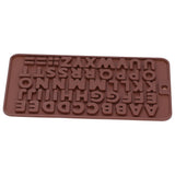 5Pcs Cute Shape Baking Mold Silicone Chocolate Pudding Cake Mold for Kitchen HomeLetter