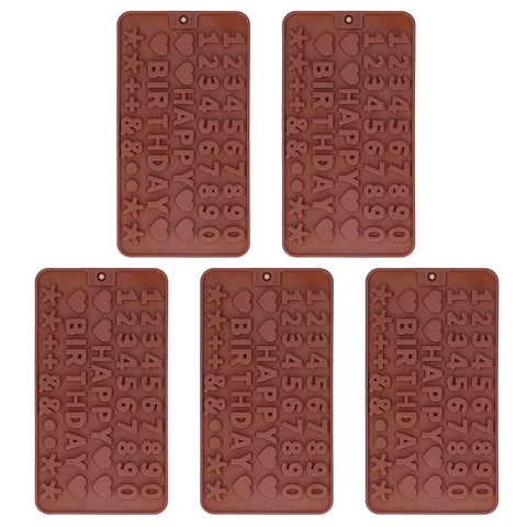 5Pcs Cute Shape Baking Mold Silicone Chocolate Pudding Cake Mold for Kitchen HomeNumber In Australia - Darrahopens