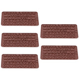 5Pcs Cute Shape Baking Mold Silicone Chocolate Pudding Cake Mold for Kitchen HomeNumber In Australia - Darrahopens