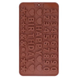 5Pcs Cute Shape Baking Mold Silicone Chocolate Pudding Cake Mold for Kitchen HomeNumber