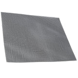 Food Grade NonStick Grid Sheet Multifunctional Barbecue Grid Mat for Barbecue Outdoor(Black 36x42cm )