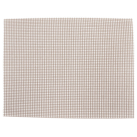 Food Grade NonStick Grid Sheet Multifunctional Barbecue Grid Mat for Barbecue Outdoor(Brown 30x40cm ) In Australia - Darrahopens