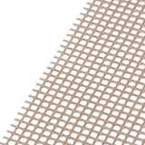 Food Grade NonStick Grid Sheet Multifunctional Barbecue Grid Mat for Barbecue Outdoor(Brown 30x40cm )