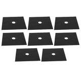 Gas Stove Pad Stovetop Protector Reusable Gas Cooker Cleaning Mat Cookware AccessoryBlack 8Pcs In Australia - Darrahopens