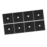 Gas Stove Pad Stovetop Protector Reusable Gas Cooker Cleaning Mat Cookware AccessoryBlack 8Pcs In Australia - Darrahopens