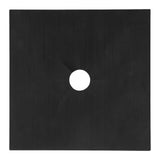 Gas Stove Pad Stovetop Protector Reusable Gas Cooker Cleaning Mat Cookware AccessoryBlack 8Pcs