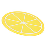 Fruit Shape Coaster Tableware Placemat Silicone Cup Drinks Holder Mat Kitchen AccessoriesLemon