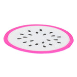 Fruit Shape Coaster Tableware Placemat Silicone Cup Drinks Holder Mat Kitchen AccessoriesDragon Fruit