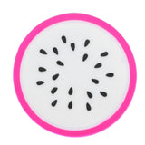 Fruit Shape Coaster Tableware Placemat Silicone Cup Drinks Holder Mat Kitchen AccessoriesDragon Fruit