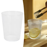 250ml Vertical Slanted Glass Whiskey Wine Cup Cocktail Glass Vodka Mug for Home Bar