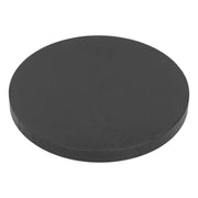 Round Wooden Food Fruit Serving Tray Service Plate for Home Kitchen Hotel Use Black24cm