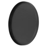 Round Wooden Food Fruit Serving Tray Service Plate for Home Kitchen Hotel Use Black30cm In Australia - Darrahopens