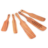 5Pcs/Set Steak Spatula Wooden Kitchen Spatula Cooking Shovel Cooking Tool for Kitchen Home