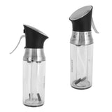 Oil Sprayer Transparent PressType Seasoning Bottle Vinegar Dispenser Kitchen Tools