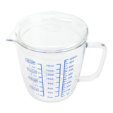 Heat Resisting Glass Measuring Cup Milk Scale Measuring Jug with Lid Kitchen Utensil(500ml ) In Australia - Darrahopens