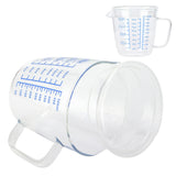 Heat Resisting Glass Measuring Cup Milk Scale Measuring Jug with Lid Kitchen Utensil(500ml )