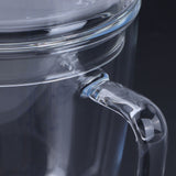 Heat Resisting Glass Measuring Cup Milk Scale Measuring Jug with Lid Kitchen Utensil(500ml )