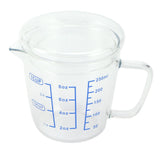 Heat Resisting Glass Measuring Cup Milk Scale Measuring Jug with Lid Kitchen Utensil(250ml ) In Australia - Darrahopens