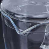 Heat Resisting Glass Measuring Cup Milk Scale Measuring Jug with Lid Kitchen Utensil(250ml )